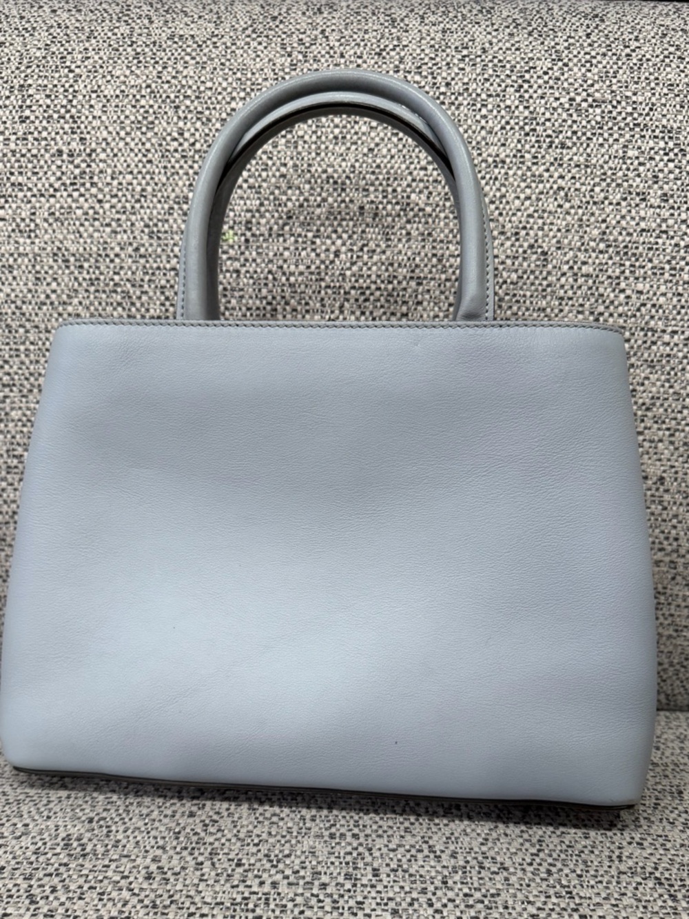 Fendi Blue Leather Small 2Jours Tote - Picture 8 of 16